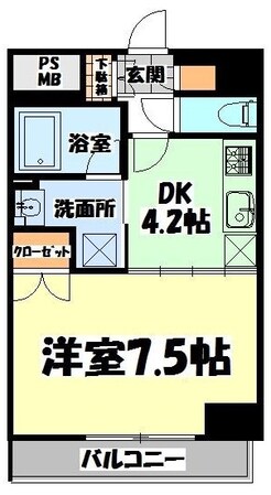 連坊駅 徒歩5分 2階の物件間取画像